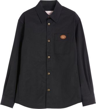 Valentino Garavani VLogo Signature Shirt Jacket - Mens - Elastomultiester/Polyester
