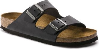 Birkenstock Arizona Birko-Flor Sandalen Narrow - Dames - Sandalen - Zwart - 39 EU - Schoenen
