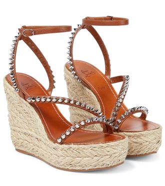 Sandales compensées louboutin hotsell
