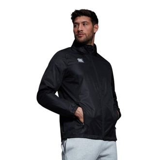 Canterbury Of New Zealand Mens Rain Vaposhield Full Zip Jacket (Black) - Size X-Large