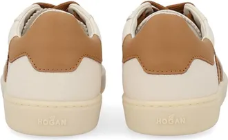 Hogan Calfskin & Mutton Leather Sneaker - Beige