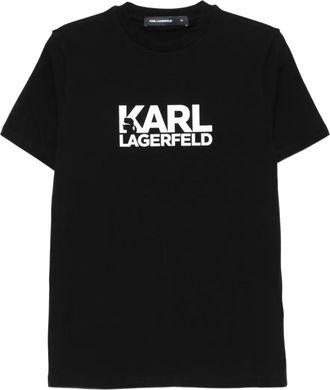 Karl Lagerfeld T-shirt con logo - Nero