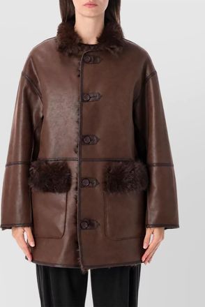 Urban Code reversible faux fur midi coat