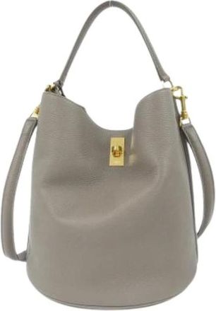 Celine Pre-owned Bucket Bags, female, Gray, Size: ONE SIZE Pre-owned Vintage Bucket Bag