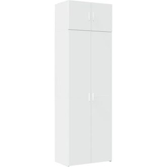 vidaXL Storage Cabinet White 70x42.5x225 cm Engineered Wood Vidaxl