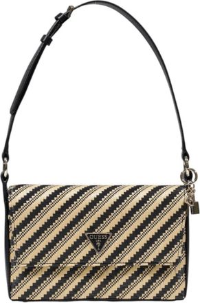 Guess Eco Chic Dames Kleine Tas - Dames - Schoudertassen - Zwart - ONE Size - Tassen