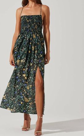 Astr Stasia Dress In Black Multi