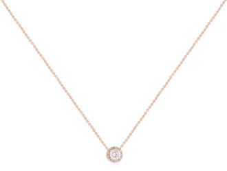 Pandora Silver PANDORA Rose Round CZ 17.8 Inch Necklace
