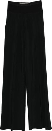 Rick Owens Bias Pantaloni Black Wide-Leg Trousers