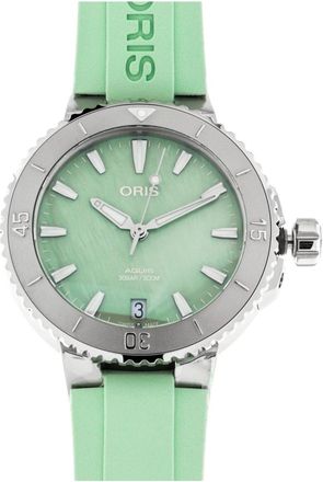 Oris 73377704157-0741867Fc - Aquis Date - Dames - Horloges - Groen - ONE Size - Accessoires