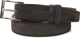 Hogan Lederen Riem - Heren - Riemen - Bruin - ONE Size - Leer - Accessoires