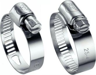 Ace Collar De Sujeci&oacute;n - Banda Perforada - Acero Inoxidable A2 L13 Mm: 25-45 Mm - Caja De 25