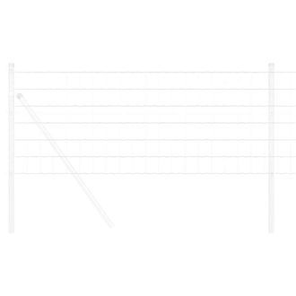 Berkfield Home Elegant Euro Fence 0, 6x50 m Galvanised Steel in Silver