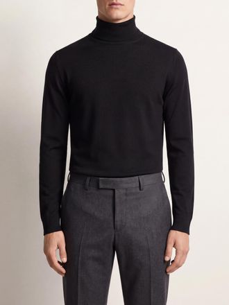 Roberto Collina Extrafine Merino Wool Long-Sleeved Roll Neck