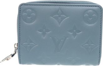 Louis Vuitton Light Blue Leather Wallet (Bi-Fold) (Pre-Owned)
