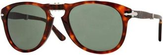 Persol Po 0714 Opvouwbare Zonnebril - Heren - Zonnebrillen - Bruin - 54 MM - Accessoires