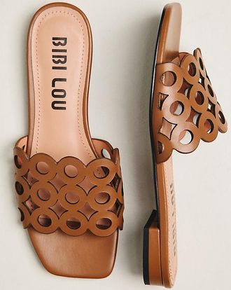 Bibi Lou Cutout Slide Sandals