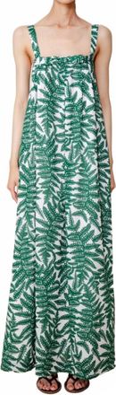 Du Paradis Mimosa Maxi Dress In Green