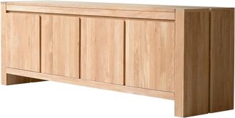 Tikamoon Aparador de roble macizo de 210 cm