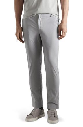 Mango Water Repellent Slim Fit Pants in Ice Grey at Nordstrom, Size 36