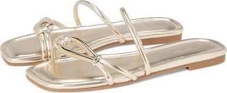 Nine West Tigra Womens Dress Sandals Gold : 7.5 M, Faux Leather