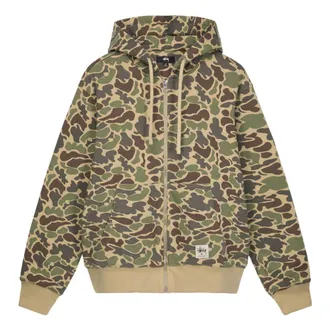 St&uuml;ssy Camo Double Face Zip Hoody Jacket Camo 118466