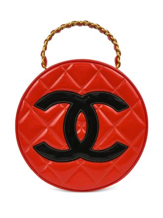 Chanel 1995 Round vanity handbag - Red