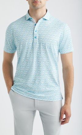 Johnnie-O Cocktail Time Polo in Dolphin at Nordstrom, Size Xx-Large