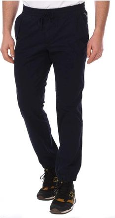 Napapijri Broeken - Heren - Straight fit broeken - Blauw - XS - Katoen - Broeken