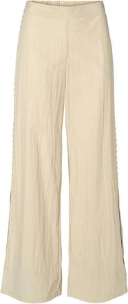 Rue de Femme RUE de Femme, Broeken, Dames, Beige, XL, Katoen, Mea Wijde Broek