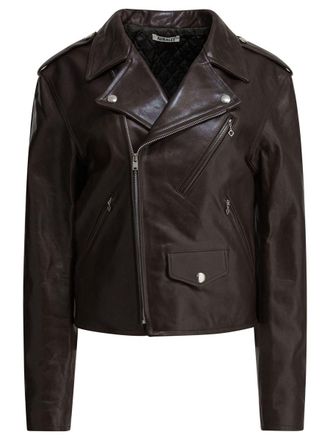 Auralee Riders Leather Jacket