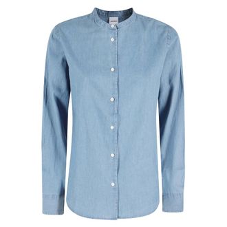 Aspesi Denim Shirts, female, Blue, Size: S Coreana Shirt