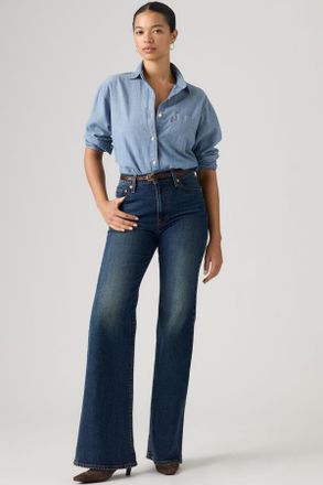 Levi's Ribcage Flare Vaqueros - Mujer - 23X30 - Medium Wash / Gate Keeping