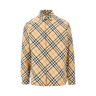 Burberry Check poplin shirt Man XXL