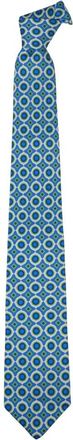 LUIGI BORRELLI NAPOLI Fantasy Stropdas - Heren - Stropdassen - Blauw - ONE Size - Accessoires