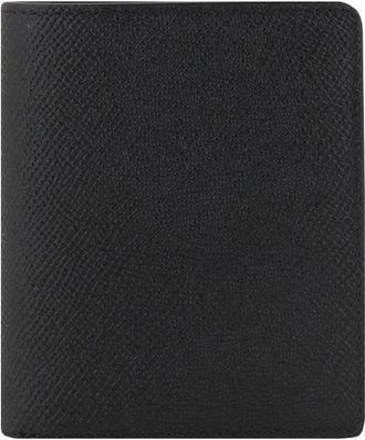 Maison Margiela Zwarte Kalfsleren Bos Taurus Portemonnee