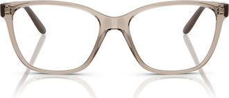 Vogue Eyewear 53mm Pillow Optical Glasses in Brown at Nordstrom