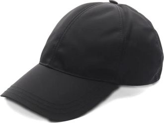 Prada Cappello da baseball con logo a triangolo 2020 - Nero