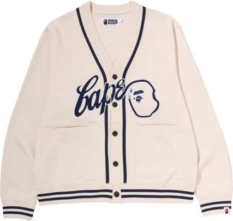 A Bathing Ape BAPE Sweat Cardigan Ivory 0ZXKNM001151RIVX