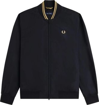 Fred Perry Brentham Bomberjack - Heren - Bomber jackets - Zwart - L - Jassen