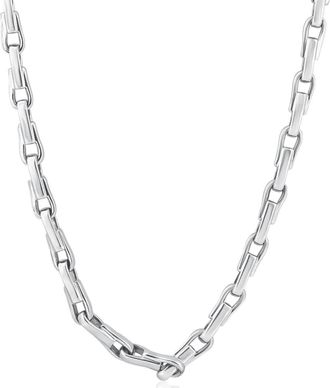 Pompeii3 Mens Seed 14k Gold (68gram) or Platinum (127gram) 5.5mm Link Chain Necklace 22