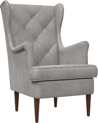 vidaXL Sill&oacute;n Gris Claro Terciopelo Vidaxl
