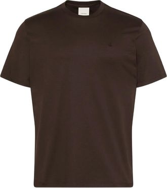 Calvin Klein logo T-shirt - men - Cotton - M - Brown