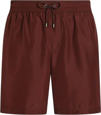 Dolce & Gabbana Costume da bagno con coulisse - Rosso