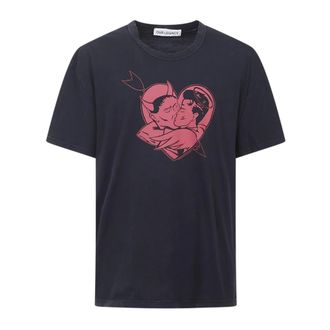 Our Legacy T-Shirts, male, Black, Size: XL Loose T-Shirt