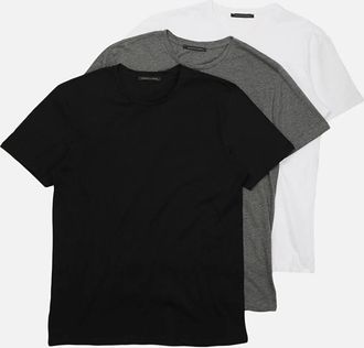 Trendyol Heren Ronde hals T-shirt 3 pak