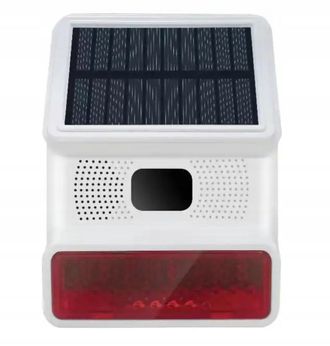 OEM Alarma De Sirena Solar 100db Sensor Pir Tuya Smart Wifi