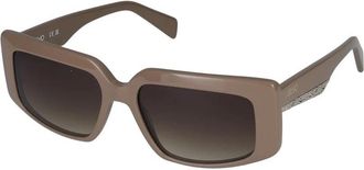 Liu Jo Zandkleurige Zonnebril Lj 791S 278 Stijl - Dames - Zonnebrillen - Bruin - ONE Size - Accessoires