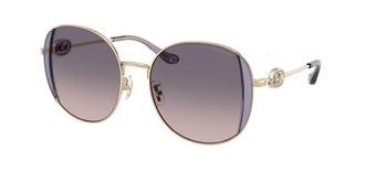 Coach HC7176B CAD73 900536 Womens Sunglasses Gold Size 54