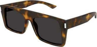 Saint Laurent Ladies Black Rectangular Sunglasses SL651VITTI 003
